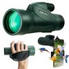 Gosky Piper Monocular Telescope, 12x55 HD Monocular for Adult with BAK4 Prism cheapest &